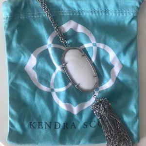 White Kendra Scott necklace